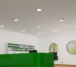 Gypsum ceiling installation (fee / m²)